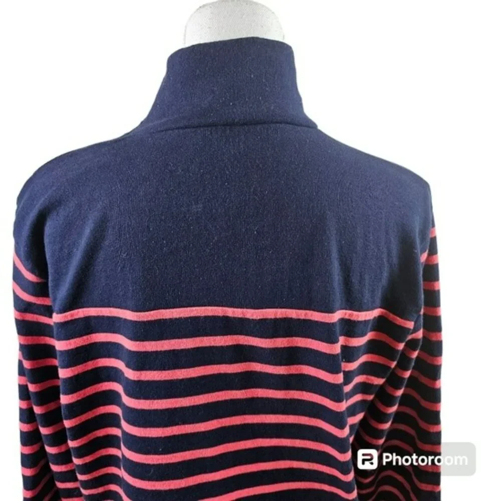J. Crew Nautical Theme Striped Mock Turtleneck Sweater in Medium - Picture 5 of 12
